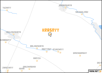 map of Krasnyy