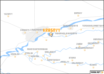 map of Krasnyy