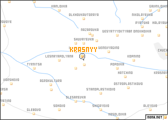 map of Krasnyy