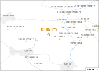 map of Krasnyy