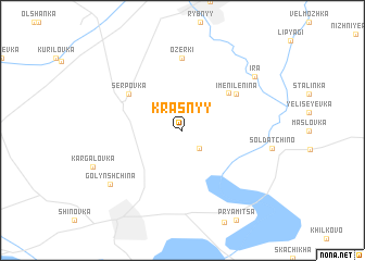 map of Krasnyy