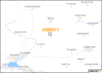 map of Krasnyy