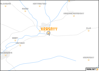 map of Krasnyy