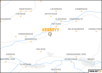 map of Krasnyy