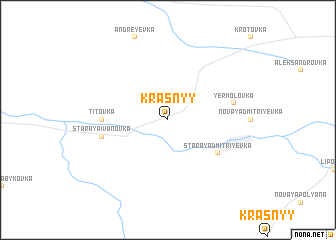 map of Krasnyy