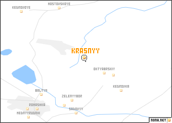 map of Krasnyy