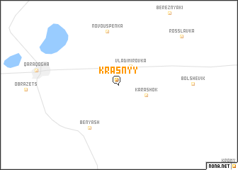 map of Krasnyy