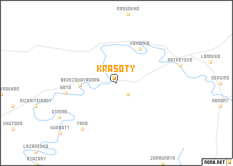 map of Krasoty