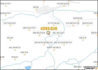 map of Krasova