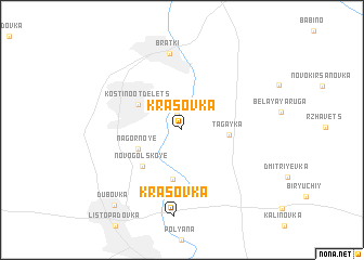 map of Krasovka
