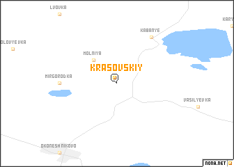 map of Krasovskiy