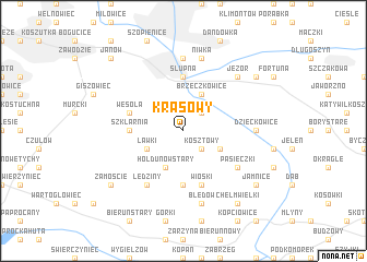 map of Krasowy