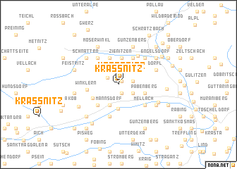 map of Kraßnitz