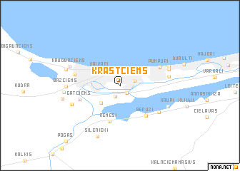 map of Krastciems