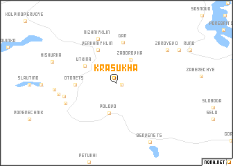 map of Krasukha