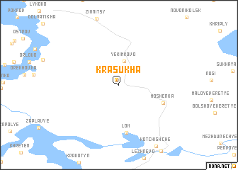 map of Krasukha