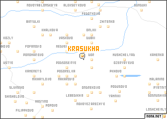 map of Krasukha