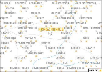 map of Kraszkowice