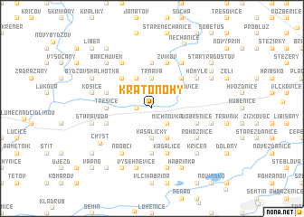 map of Kratonohy