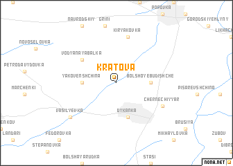 map of Kratova