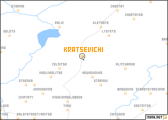 map of Kratsevichi
