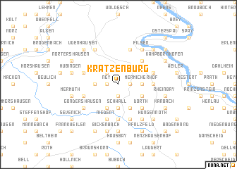 map of Kratzenburg