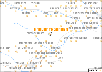 map of Kraubathgraben