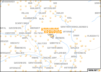 map of Kräuping