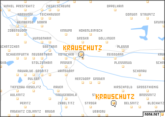 map of Krauschütz