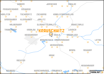 map of Krauschwitz