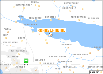 map of Kraus Landing