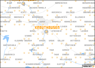 map of Krauthausen