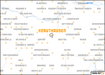 map of Krauthausen