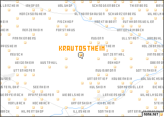 map of Krautostheim