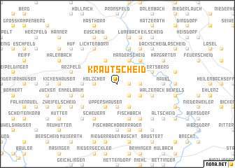 map of Krautscheid