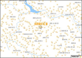 map of Kravica