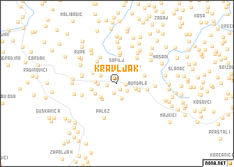 map of Kravljak