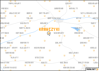 map of Krawczyki