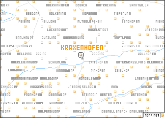 map of Kraxenhöfen