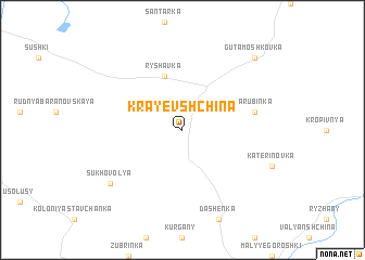 map of Krayevshchina