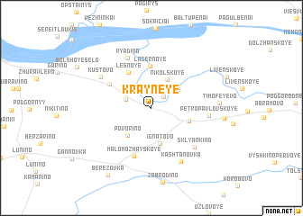 map of Krayneye