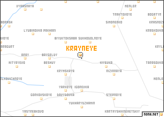 map of Krayneye