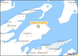 map of Kraynyaya