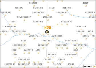 map of Kra