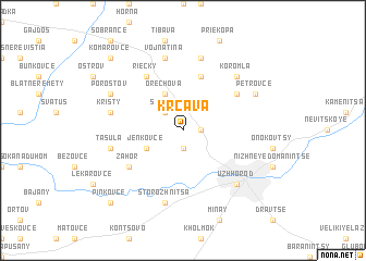 map of Krčava