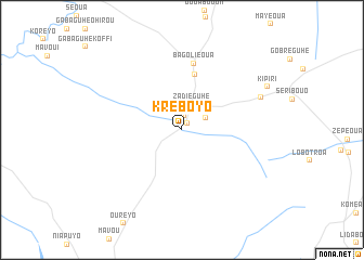 map of Kréboyo