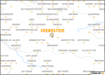 map of Krebsstein