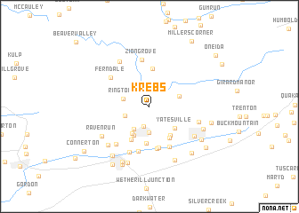 map of Krebs