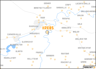 map of Krebs