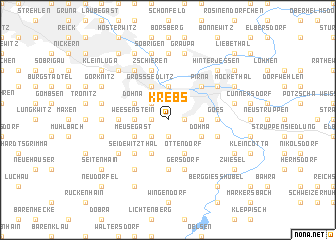 map of Krebs